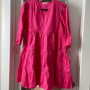 Pink Sunday Up cotton dress